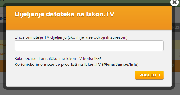 Iskon.TV - Primjer dijeljenja na TV Iskon.TV - Primjer dijeljenja na TV